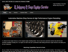 Tablet Screenshot of johnsonsengineservice.com
